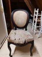 Stoel, brocante, hoogte totaal 92cm (rughoogte), hoogte zitt, Huis en Inrichting, Stoelen, Ophalen, Gebruikt, Eén