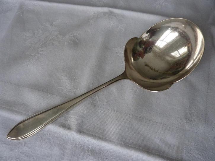 Mooi Hollands Zilveren Aardappellepel Puntfilet gemerkt 1936, Antiek en Kunst, Antiek | Goud en Zilver, Zilver, Ophalen of Verzenden