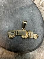 14k Gouden Vrachtwagen Hanger - Prachtig Detail!, Sieraden, Tassen en Uiterlijk, Kettinghangers, Ophalen of Verzenden, Zo goed als nieuw