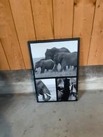 Mooi schilderij, Ophalen of Verzenden, Zo goed als nieuw, Hout, 75 cm of meer