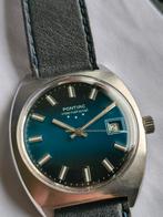 Pontiac International Deep Blue Handopwinder, Sieraden, Tassen en Uiterlijk, Horloges | Antiek, Ophalen of Verzenden, Staal, Overige merken