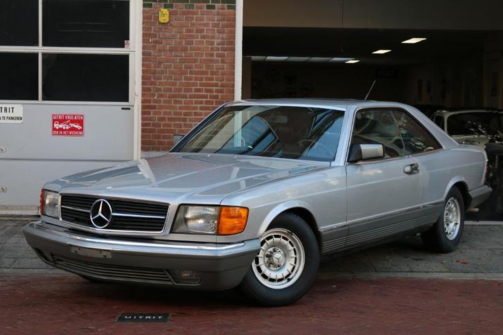 Mercedes-Benz 500 SEC - Wegenbelastingvrij/Complete Historie, Auto's, Oldtimers, Bedrijf, Airconditioning, Centrale vergrendeling