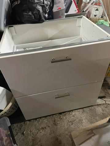 Metod ikea keukenkast 80x60 met prullenbakken