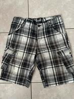 Coolcat Cargo Shorts Geruit Maat M, Ophalen of Verzenden, Zo goed als nieuw, Maat 48/50 (M), Grijs
