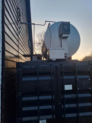 2500 L melkkoeltank (waterkoeltank) beschikbaar voor biedingen