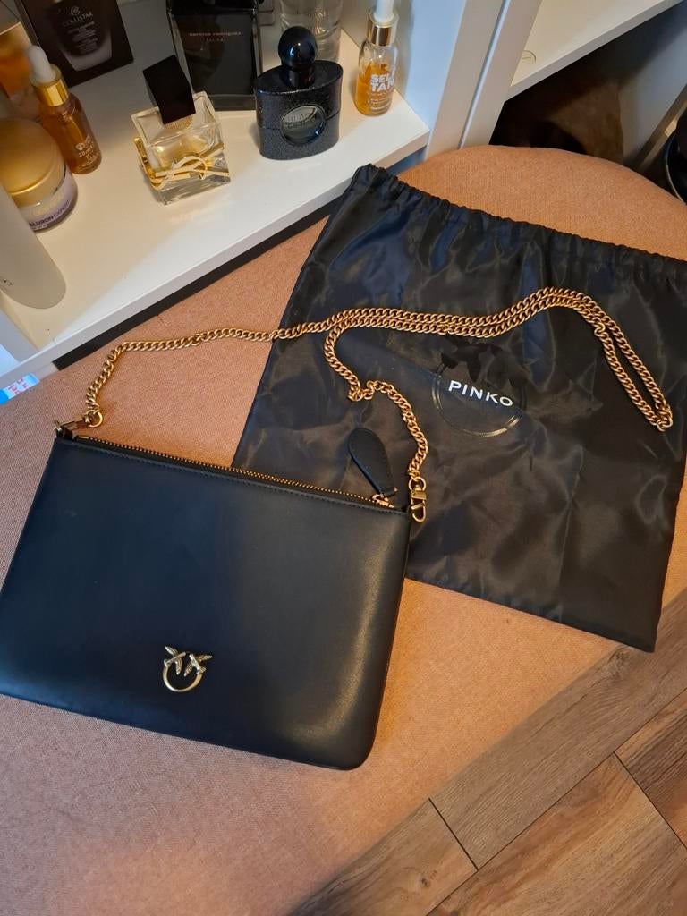 Pinko tas, Sieraden, Tassen en Uiterlijk, Ophalen of Verzenden, Zo goed als nieuw, Zwart