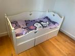 Junior Bedbank Emma met dekbedset en matrasbeschermers, Ophalen, Gebruikt, 140 tot 160 cm, 70 tot 85 cm