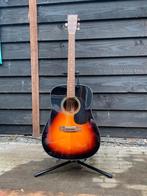 Aria Dreadnought AD-28bs akoestische western gitaar, Gebruikt, Ophalen, Western- of Steelstringgitaar