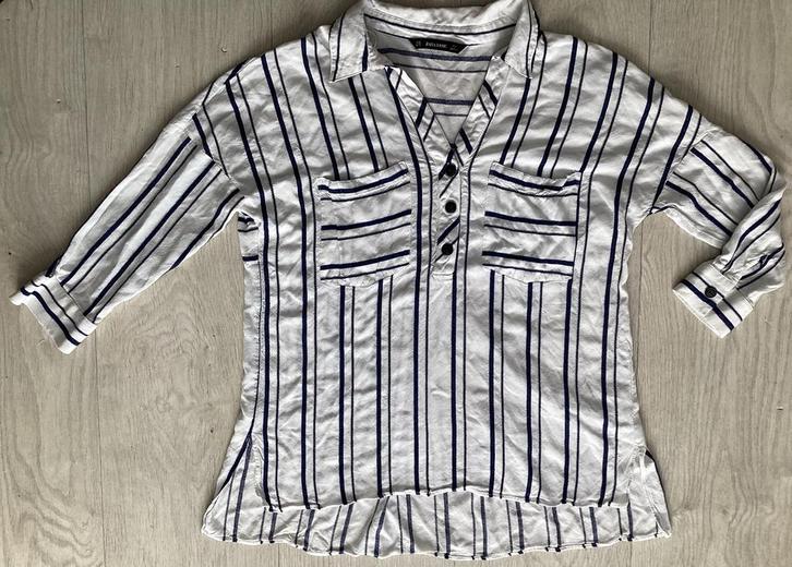 Witte blouse ZARA maat M, Kleding | Dames, Blouses en Tunieken, Gedragen, Maat 38/40 (M), Wit, Ophalen of Verzenden