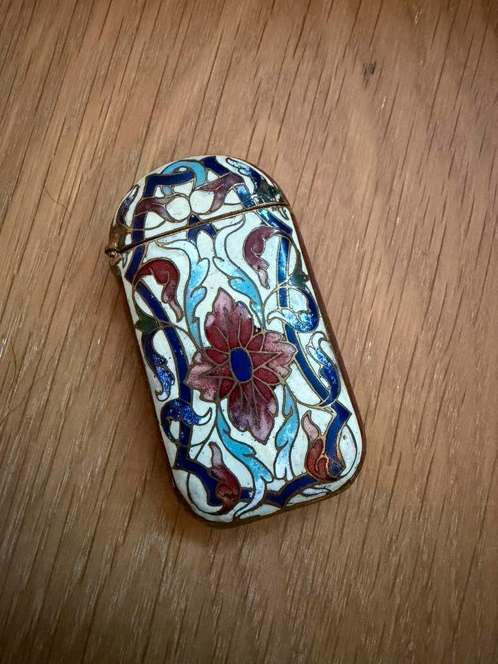 Antiek emaille doosje, Antiek en Kunst, Antiek | Emaille, Verzenden