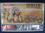 indian motor indian silver arrow poster ingelijst mancave, Ophalen, Met lijst, Rechthoekig Liggend, Nieuw