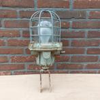 Vintage industriële hanglamp, Ophalen of Verzenden, Gebruikt, Minder dan 50 cm