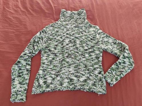 Groene wintertrui gebreid col Tom Tailor maat XL lange mouw, Kleding | Dames, Truien en Vesten, Gedragen, Maat 42/44 (L), Groen