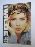 Kim Wilde Fanclubblad met Handtekening uit Engeland, Verzenden, Nieuw, Boek, Tijdschrift of Artikel, Gesigneerd