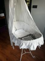 Wieg met handgemaakte bekleding + accessoires, Ophalen of Verzenden, Zo goed als nieuw, Wieg