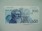 1312. België, 500 francs (1982-1998) VF Meunier., Postzegels en Munten, Bankbiljetten | België, Los biljet, Verzenden