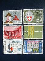 Postzegels Zwitserland 1963 diverse gelegenheden - cw € 4,50, Postzegels en Munten, Ophalen of Verzenden, Gestempeld