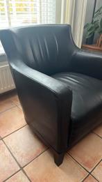 Mooie leren fauteuil in goede staat, Ophalen, Gebruikt, 75 tot 100 cm, 50 tot 75 cm