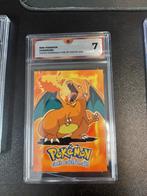 Charizard - Topps grading 7, Ophalen of Verzenden, Zo goed als nieuw, Losse kaart