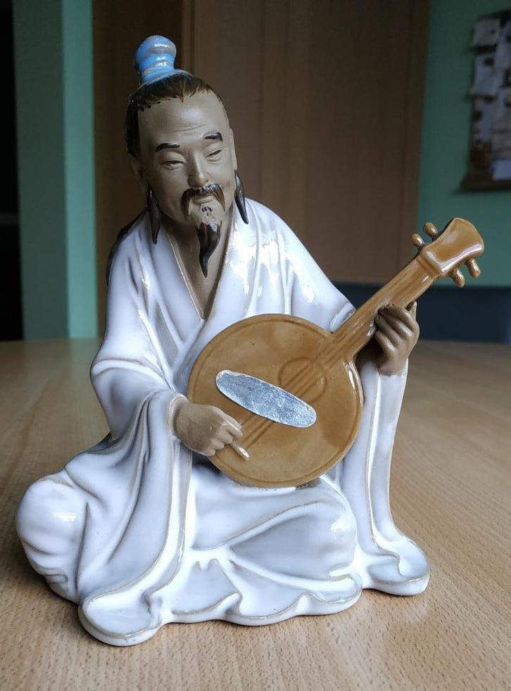 Vintage chinese mudmen – in nieuwstaat !, Verzamelen, Beelden en Beeldjes, Zo goed als nieuw, Mens, Ophalen of Verzenden