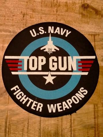 U.S. Navy Top Gun vintage kleding backpatch embleem logo 2 beschikbaar voor biedingen