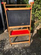 vintage houten krijtbord / schoolbord, Krijtbord, Gebruikt, Ophalen