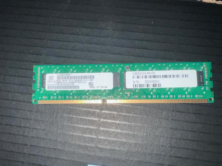 Netlist 8GB DDR-3 server ram, Computers en Software, RAM geheugen, Gebruikt, Server, 8 GB, DDR3, Ophalen of Verzenden