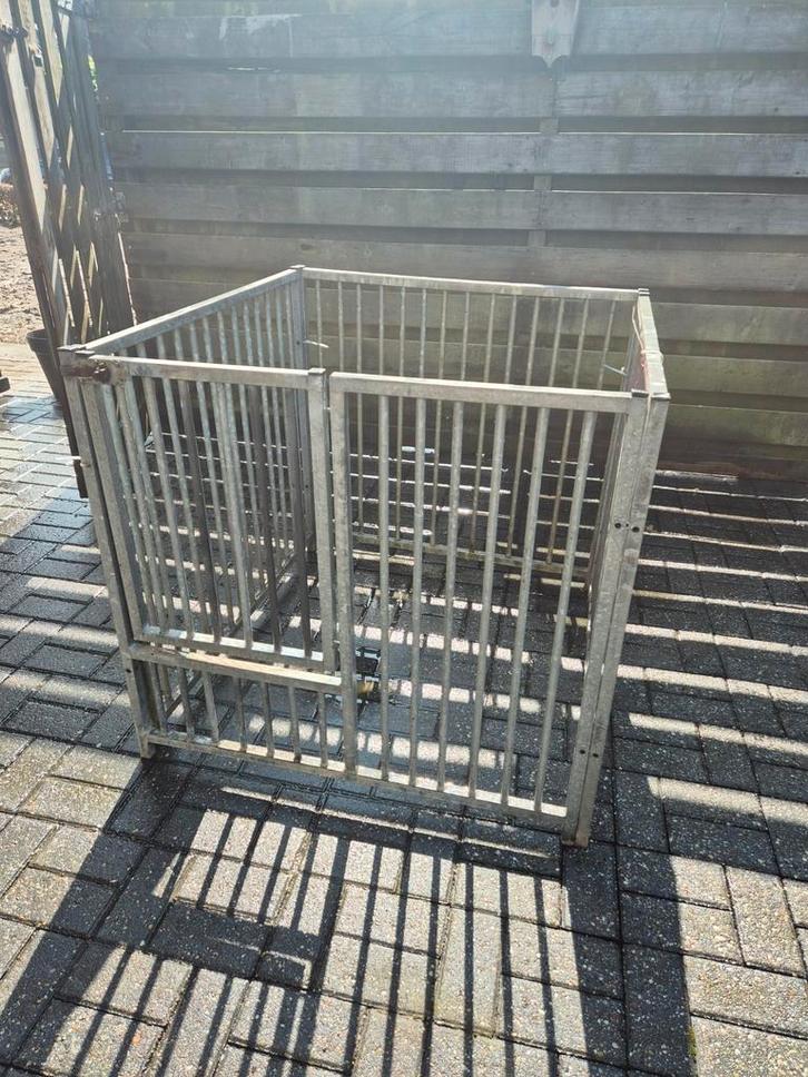 Hondenren hondenhok met 12 delen, Dieren en Toebehoren, Hondenhokken, Zo goed als nieuw, 100 cm of meer, 110 cm of meer, Ophalen