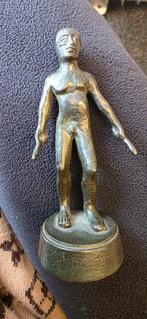 Bronzen beeldje van een man, 1961, Ophalen of Verzenden