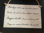Tekstbord kinder/ babykamer, Ophalen, Nieuw