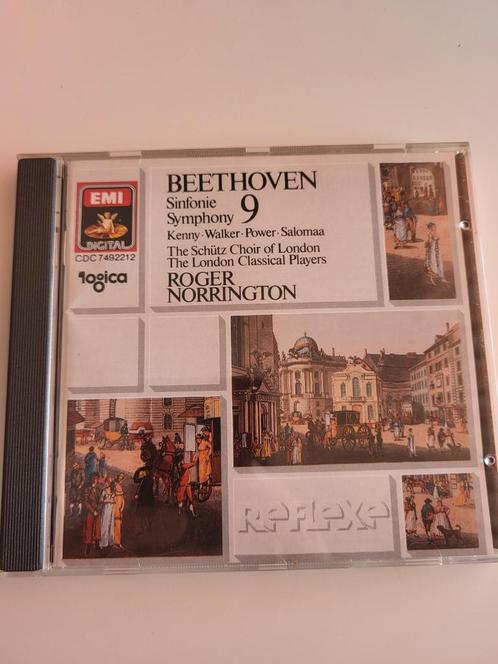 Beethoven - Symfonie nr. 9 - Roger Norrington - CD, Cd's en Dvd's, Cd's | Klassiek, Zo goed als nieuw, Orkest of Ballet, Classicisme