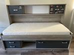 Kajuitbed PeP met Opbergruimte en bedombouw, Ophalen, 90 cm, Eenpersoons, Zo goed als nieuw