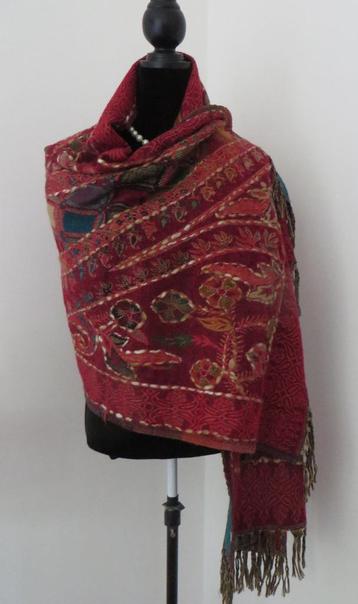 Heerlijk Warme SJAAL/Omslagdoek I Wolblend I Multicolor beschikbaar voor biedingen