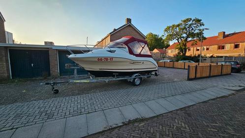 Zeer mooie Quiksilver 540 Cabin yamaha F70 2017, Watersport en Boten, Vis- en Consoleboten, Gebruikt, 70 pk of meer, 3 tot 6 meter