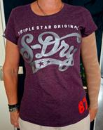 Superdry tshirt, paars, maat M, medium, Maat 38/40 (M), Paars, Ophalen of Verzenden, Korte mouw