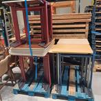 28 x school tafels partij tafels / bureaus afm. 70 x 50 x 78, Ophalen, Gebruikt