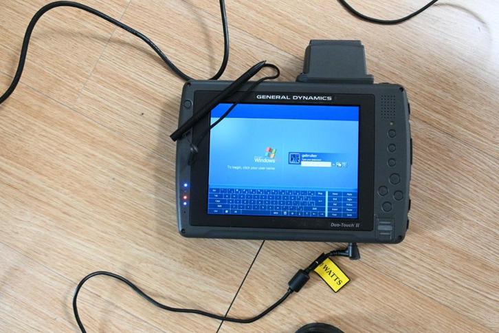 General Dynamics Itronix Duo-Touch II Tablet, Computers en Software, Vintage Computers, Ophalen