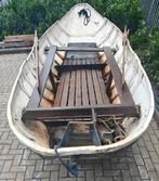 Oud Hollandse boot geklonken roeiboot met electromotor, Watersport en Boten, Ophalen, Gebruikt