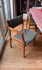 Vintage eetkamerstoelen 4 stuks, Huis en Inrichting, Stoelen, Ophalen, Gebruikt, Vintage retro oud mid-century, Vier