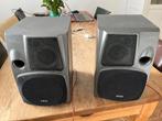 Twee geluidsboxen - Akai, Overige merken, Gebruikt, Ophalen of Verzenden, 60 tot 120 watt