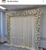 Backdrop flowerwall decoratie, Hobby en Vrije tijd, Feestartikelen | Verhuur, Ophalen of Verzenden, Zo goed als nieuw