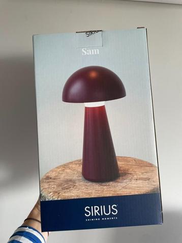 Sirius Sam tafellamp oplaadbaar buiten rood zwart LED NIEUW beschikbaar voor biedingen