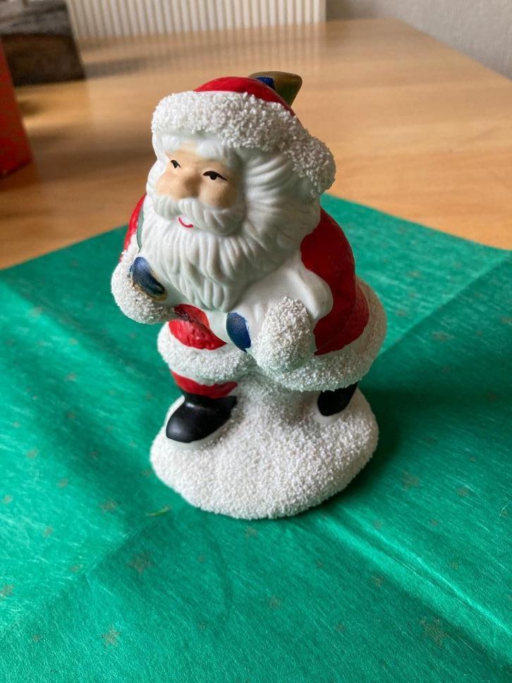 Vintage kerstman met cadeau zak op rug, Diversen, Kerst, Zo goed als nieuw, Ophalen of Verzenden