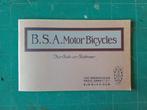 BSA B.S.A. MotorBicycles brochure 1931 mint, Ophalen of Verzenden, Overige merken