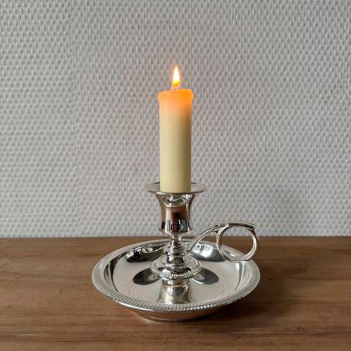 Vintage Zwaar Verzilverde Blaker, Kandelaar, Kaarsenhouder, Huis en Inrichting, Woonaccessoires | Kandelaars en Kaarsen, Nieuw