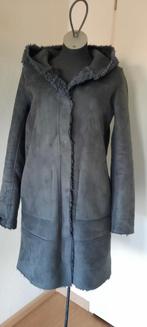 No Man's Land winterjas mantel grijs suede teddy 34 36 igs, Ophalen of Verzenden, Maat 34 (XS) of kleiner, Grijs, Gedragen