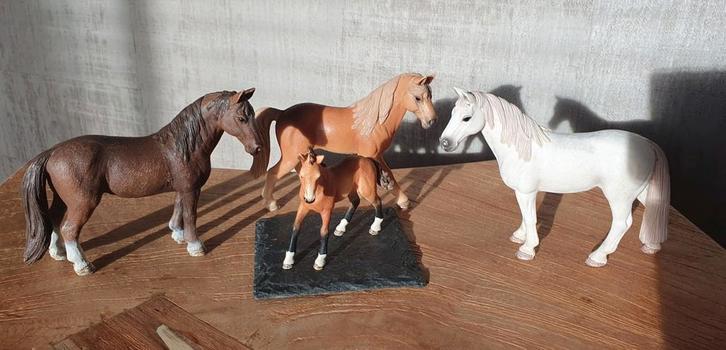 Set Schleich Tennessee Walkers – Hengst, Merries & Veulen, Kinderen en Baby's, Speelgoed | Overig, Zo goed als nieuw, Jongen of Meisje