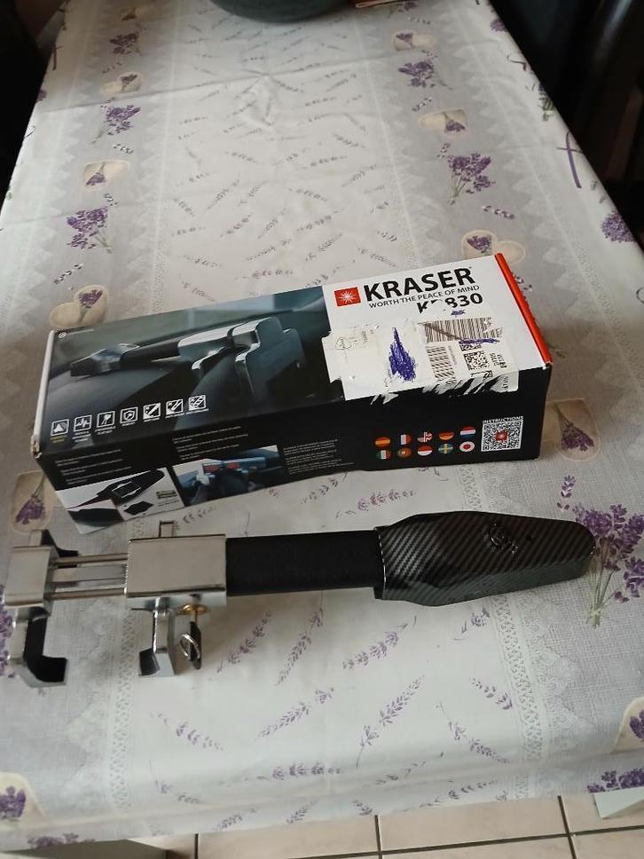 auto stuurslot met alarm, Auto diversen, Anti-diefstal, Zo goed als nieuw, Ophalen