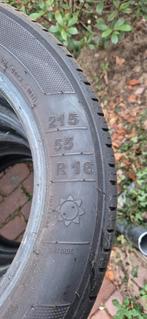 4x Zomerbanden 215/55 16R, Ophalen, Gebruikt