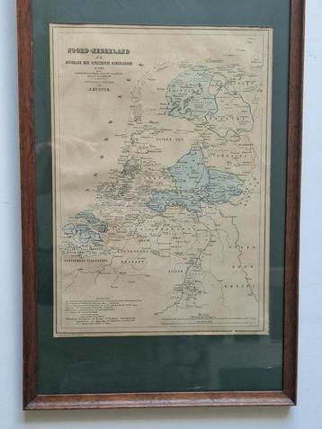 Kaart Noord-Nederland 1795 beschikbaar voor biedingen